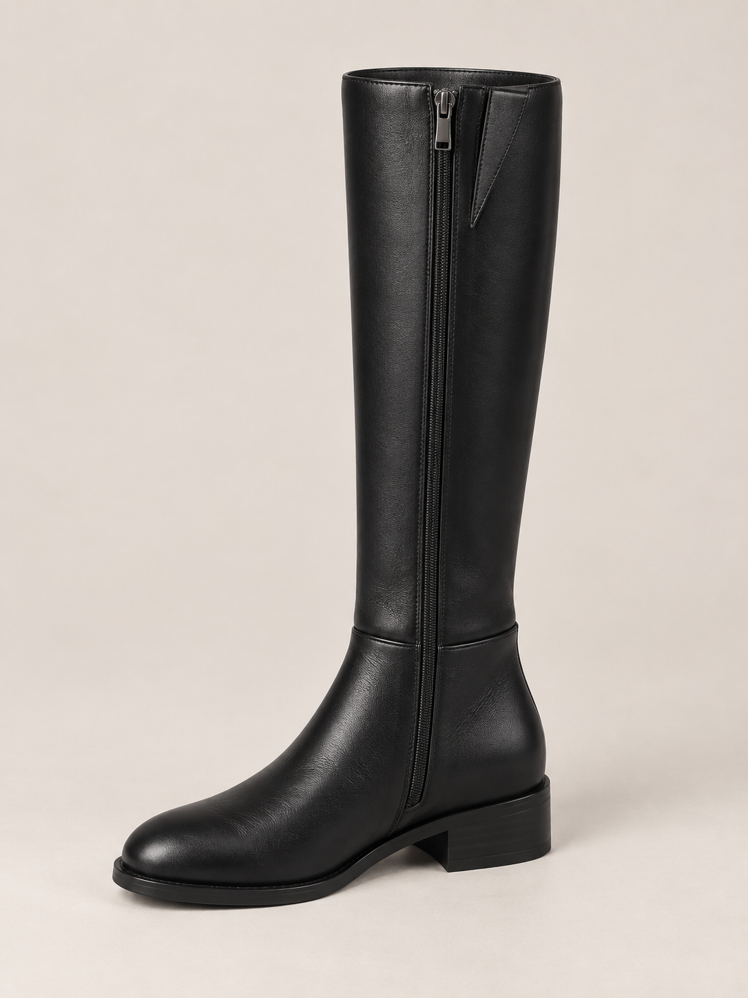 Diane — Sleek leather high boots