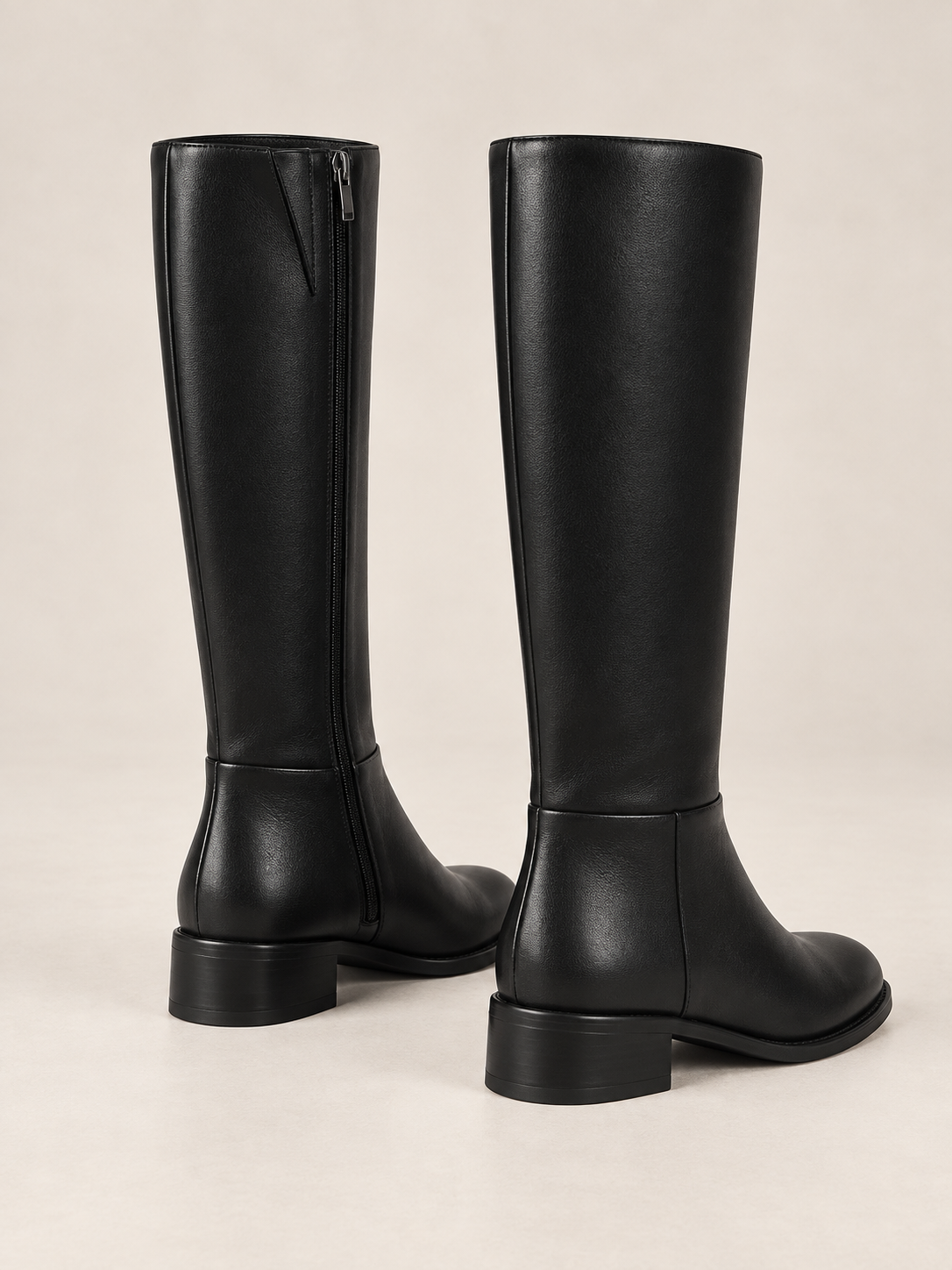 Diane — Sleek leather high boots