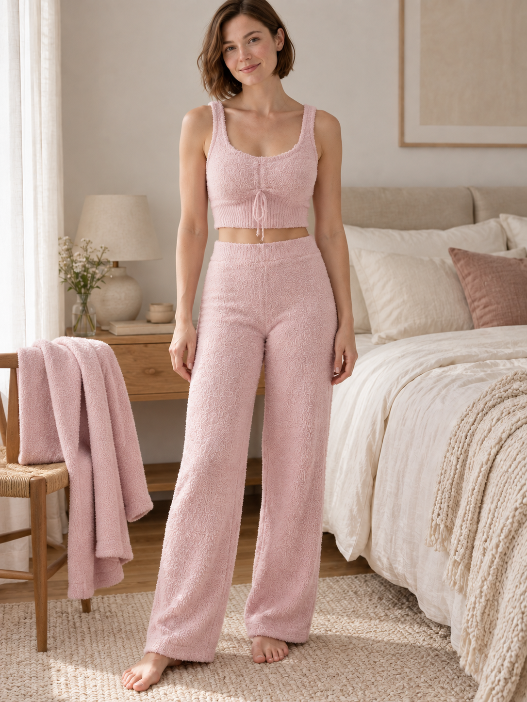 Ensemble pyjama 3 pièces avec pantalon long