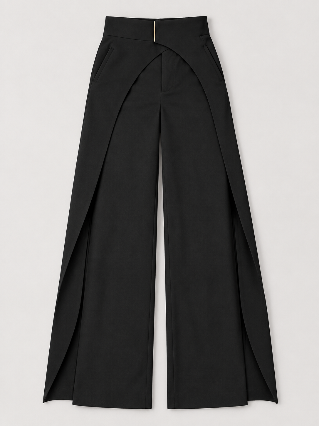 Julie - Wide-leg wrap trousers