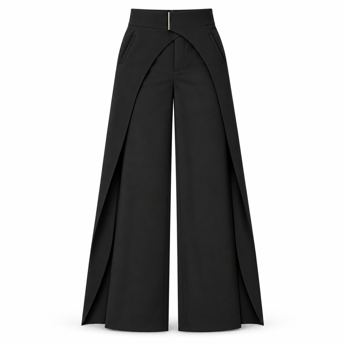 Julie - Wide-leg wrap trousers