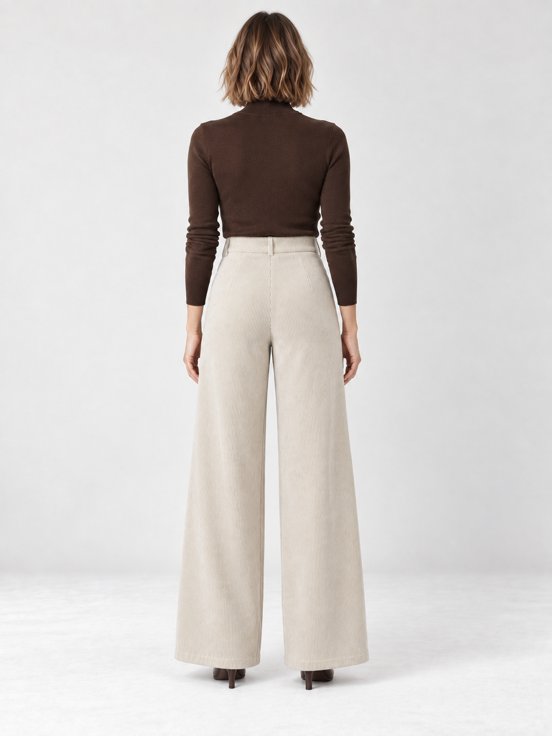 Pantaloni palazzo in velluto a coste — Léa