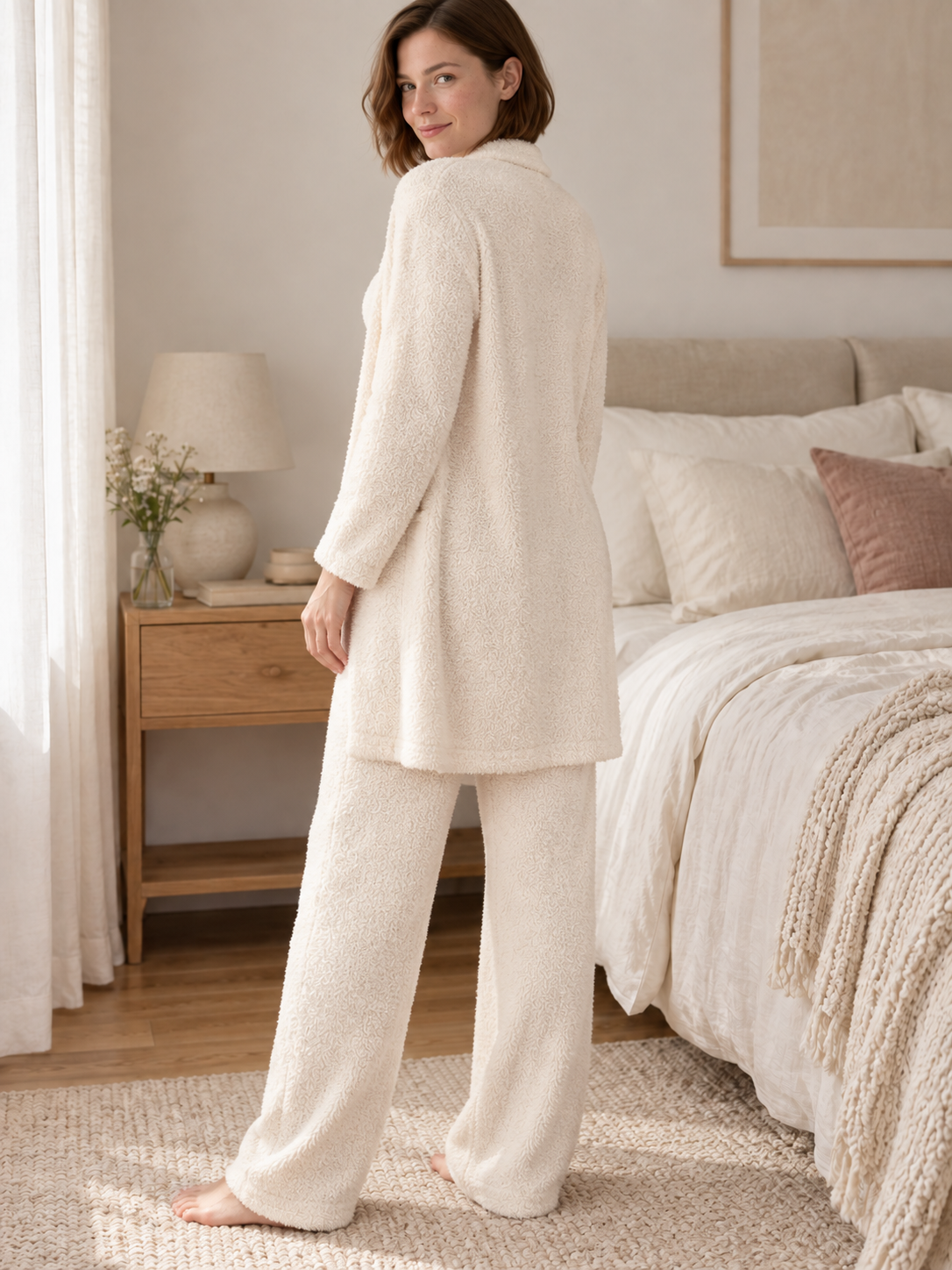 Ensemble pyjama 3 pièces avec pantalon long