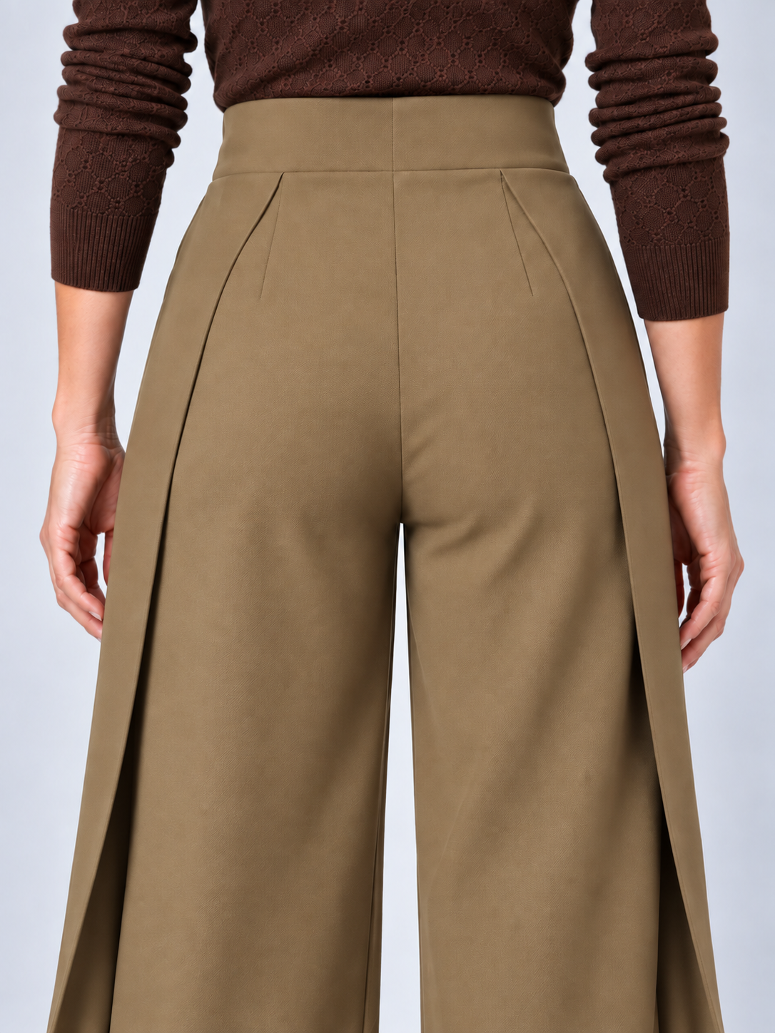 Julie - Wide-leg wrap trousers