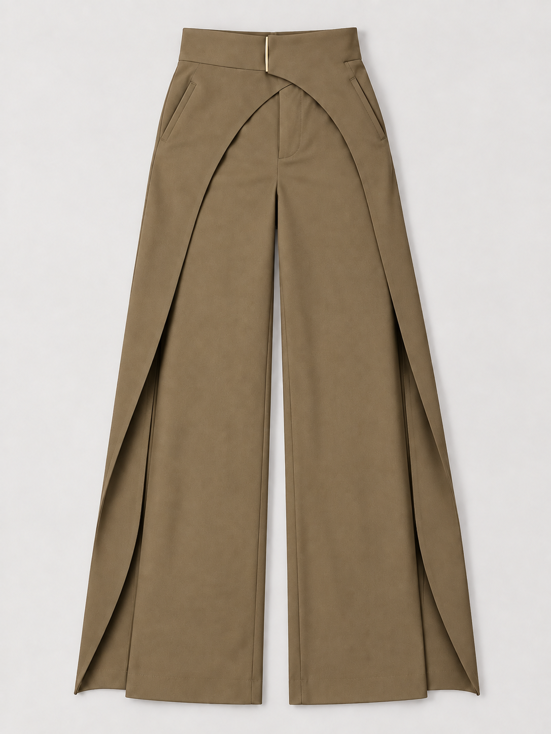 Julie - Wide-leg wrap trousers