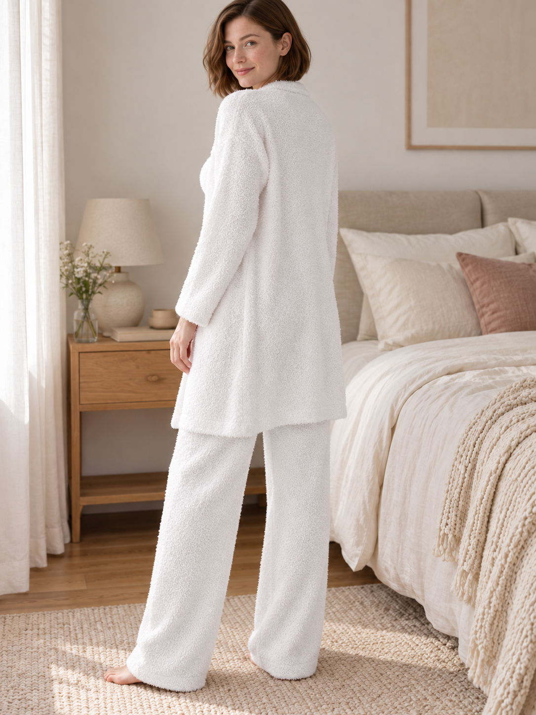 Ensemble pyjama 3 pièces avec pantalon long