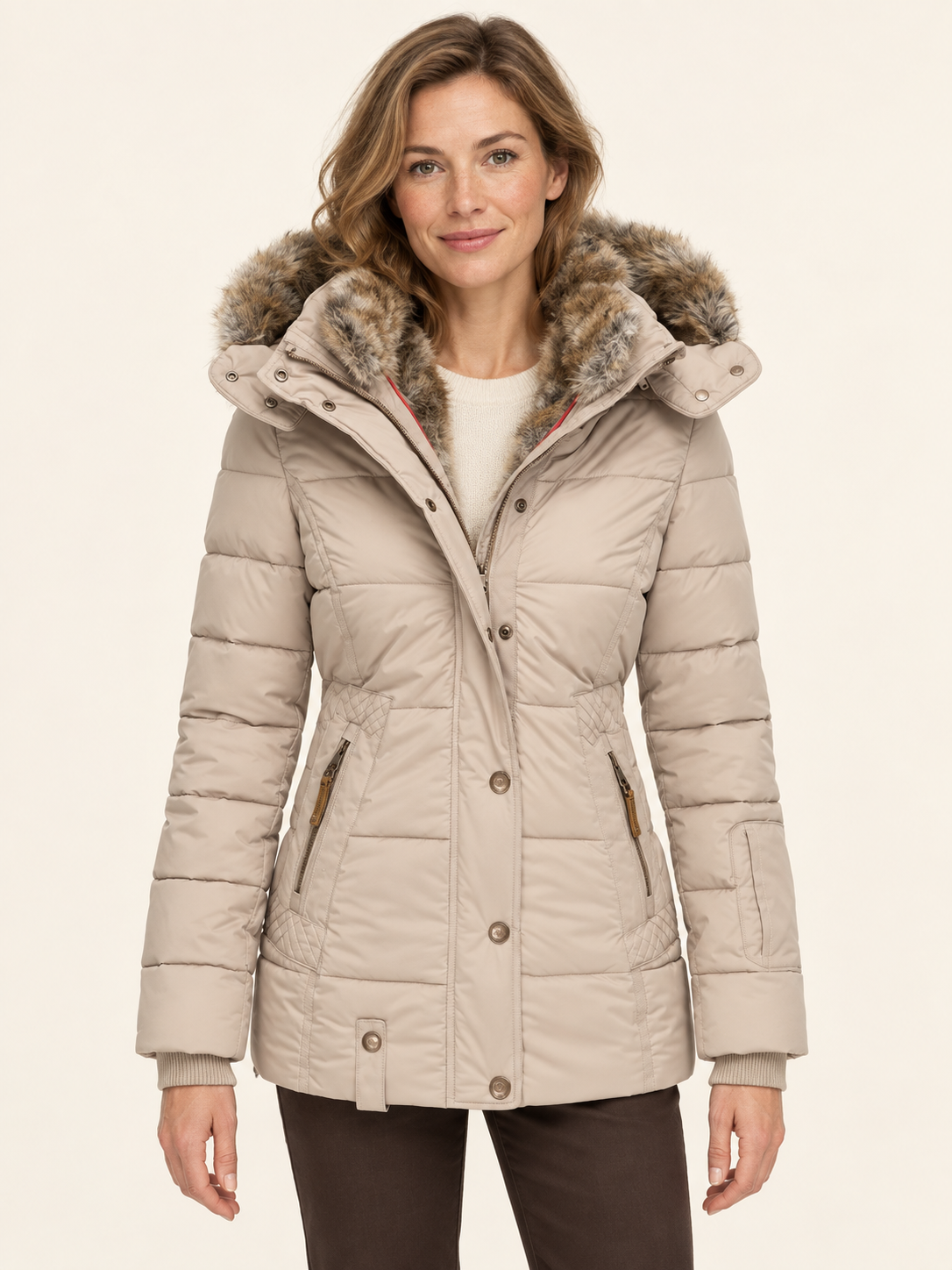 Parka trapuntato con cappuccio — Florentine
