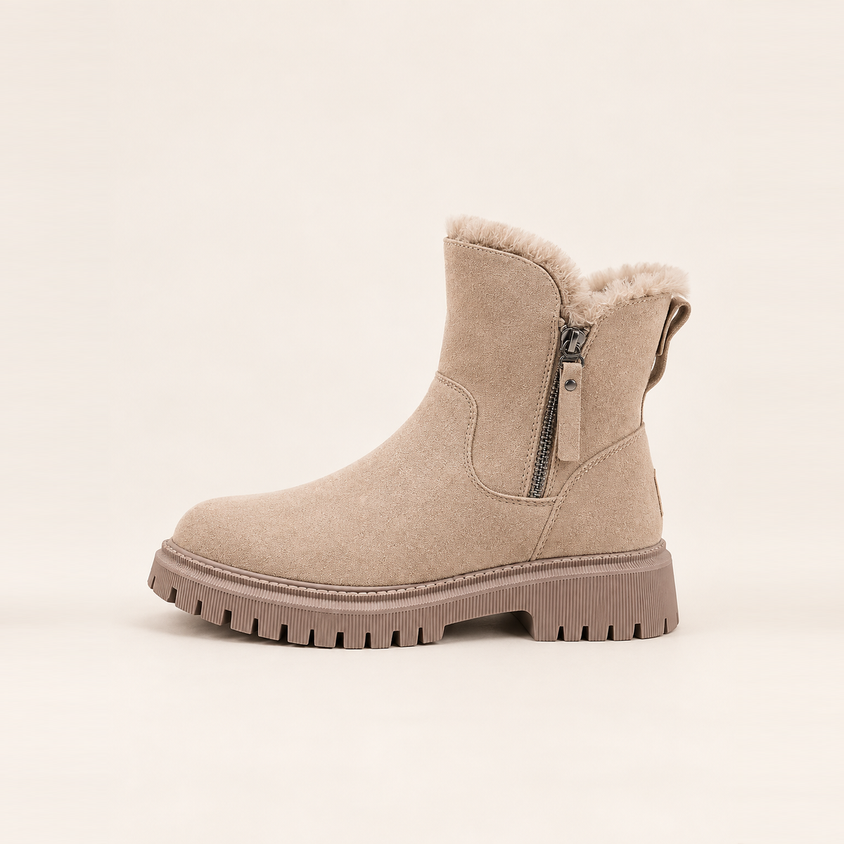 Bottines en suédine à doublure douce — Noémie