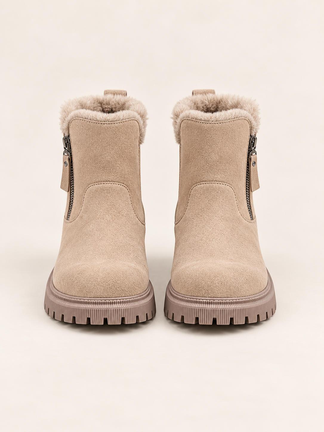 Noémie — Soft-lined faux suede ankle boots