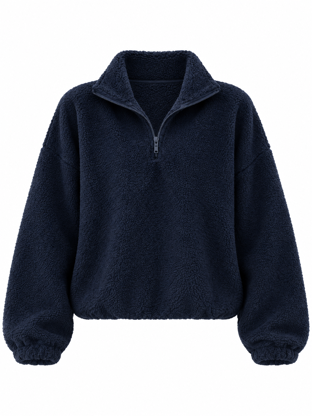 Sweat aspect polaire à col zippé — Amélie