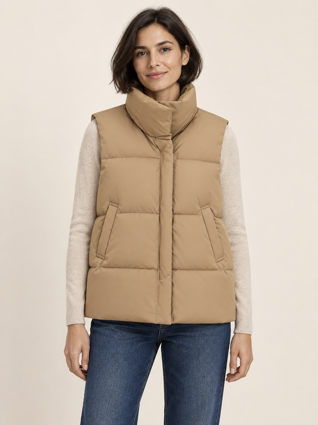 Piumino smanicato impermeabile — Garance