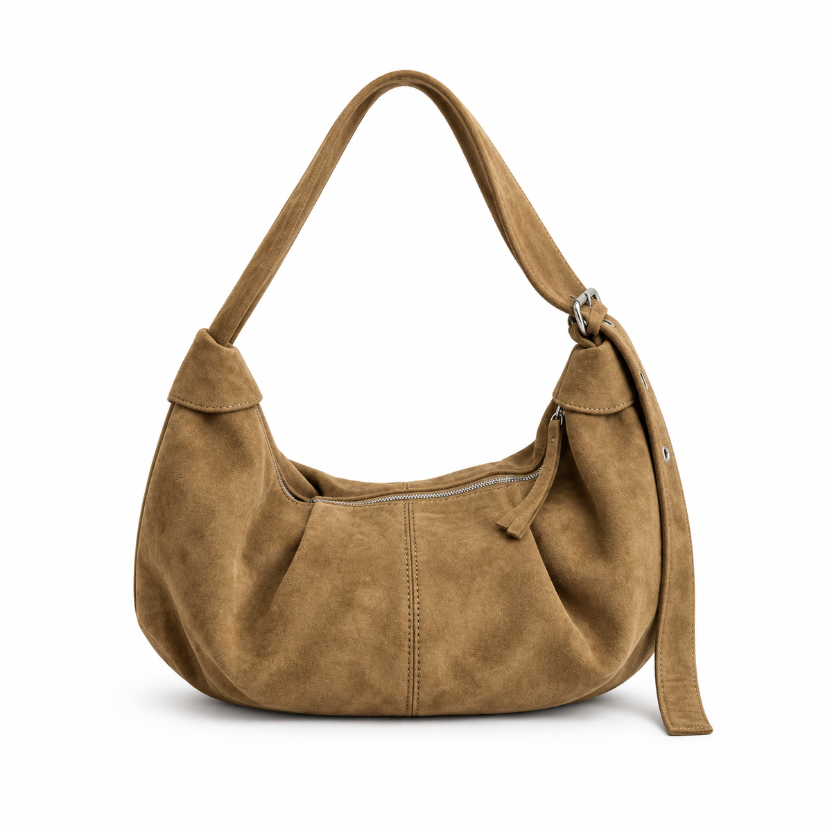 Sac porté épaule en daim — Suzanne