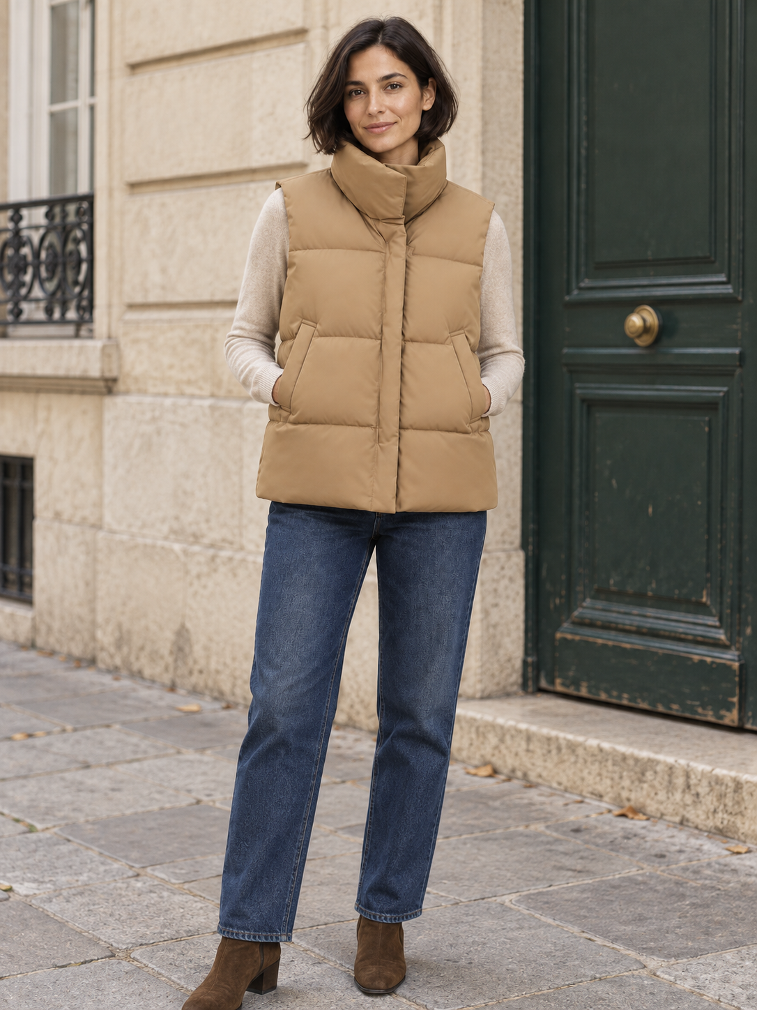 Piumino smanicato impermeabile — Garance