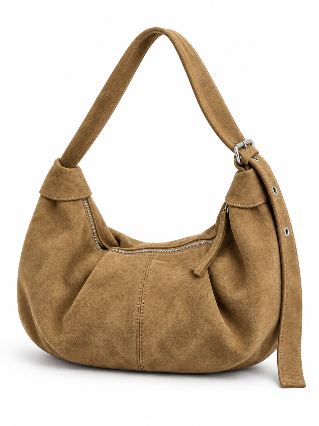 Sac porté épaule en daim — Suzanne