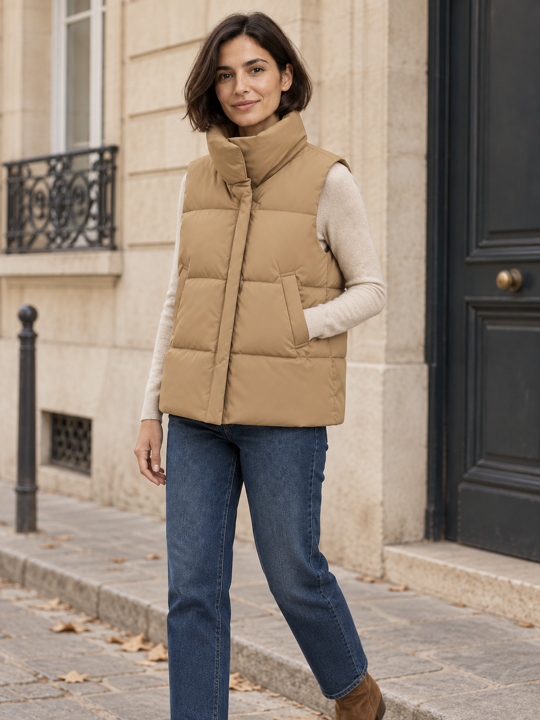 Piumino smanicato impermeabile — Garance