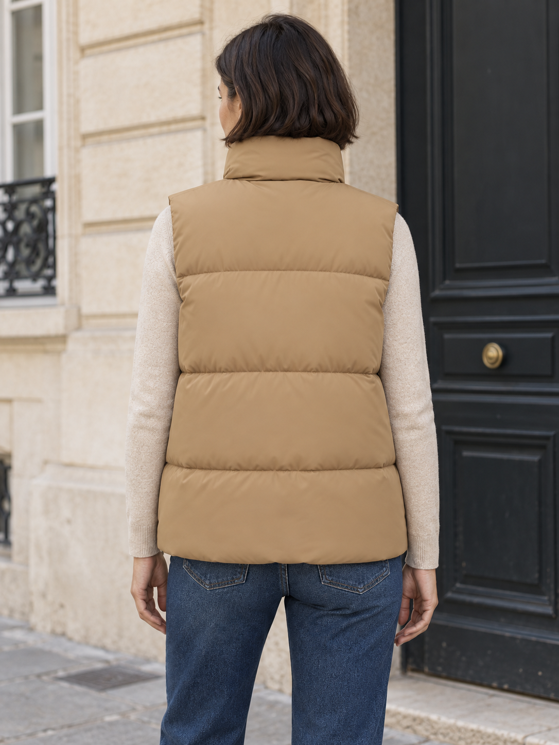 Piumino smanicato impermeabile — Garance