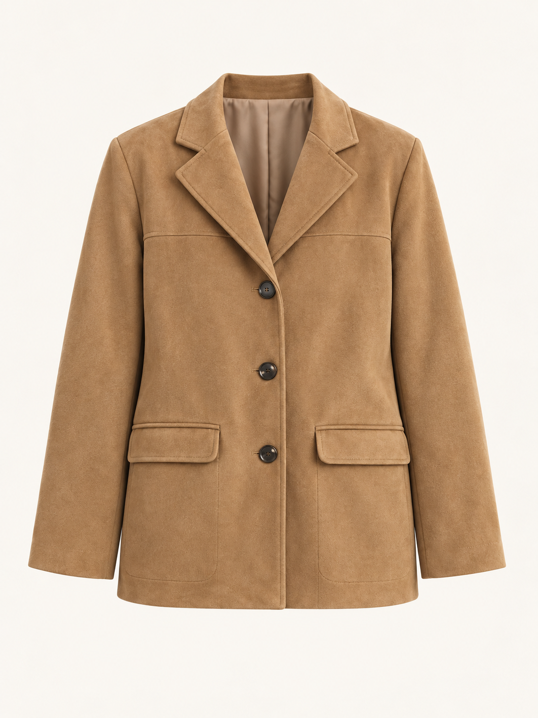 Veste en suédine à trois boutons — Mathilde
