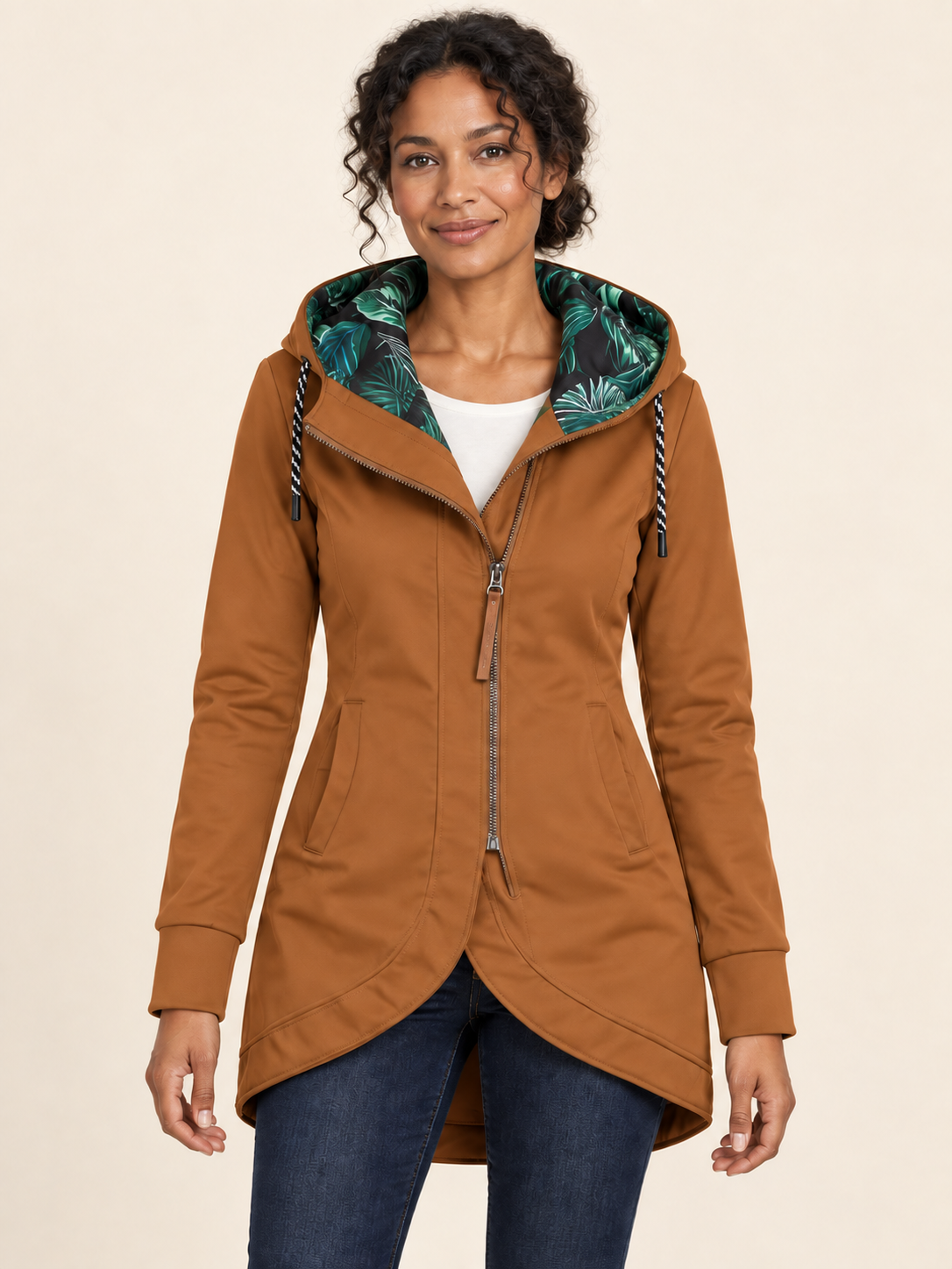 Giacca impermeabile con cappuccio — Lucile