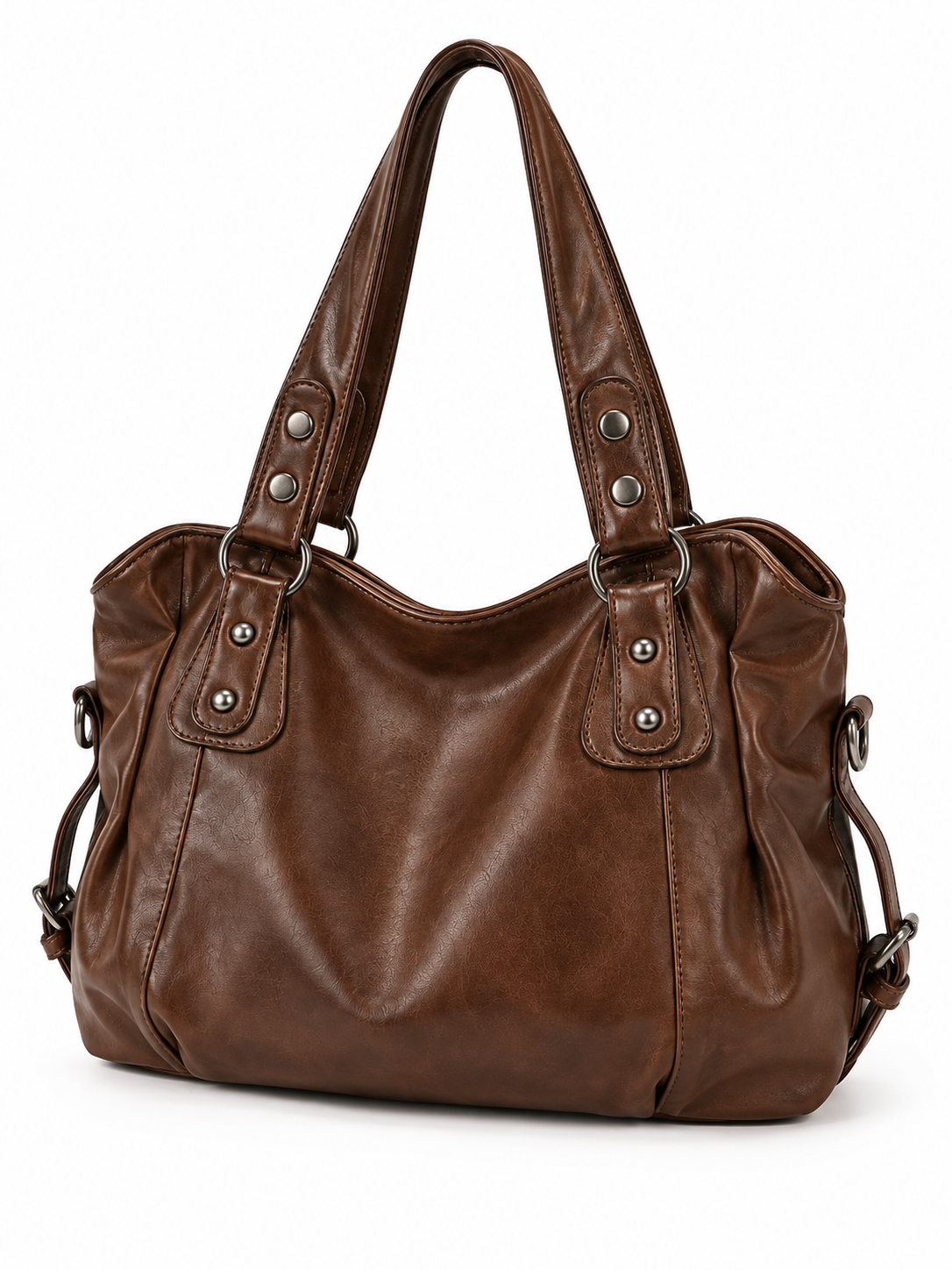 Sac porté épaule en cuir souple — Clémence