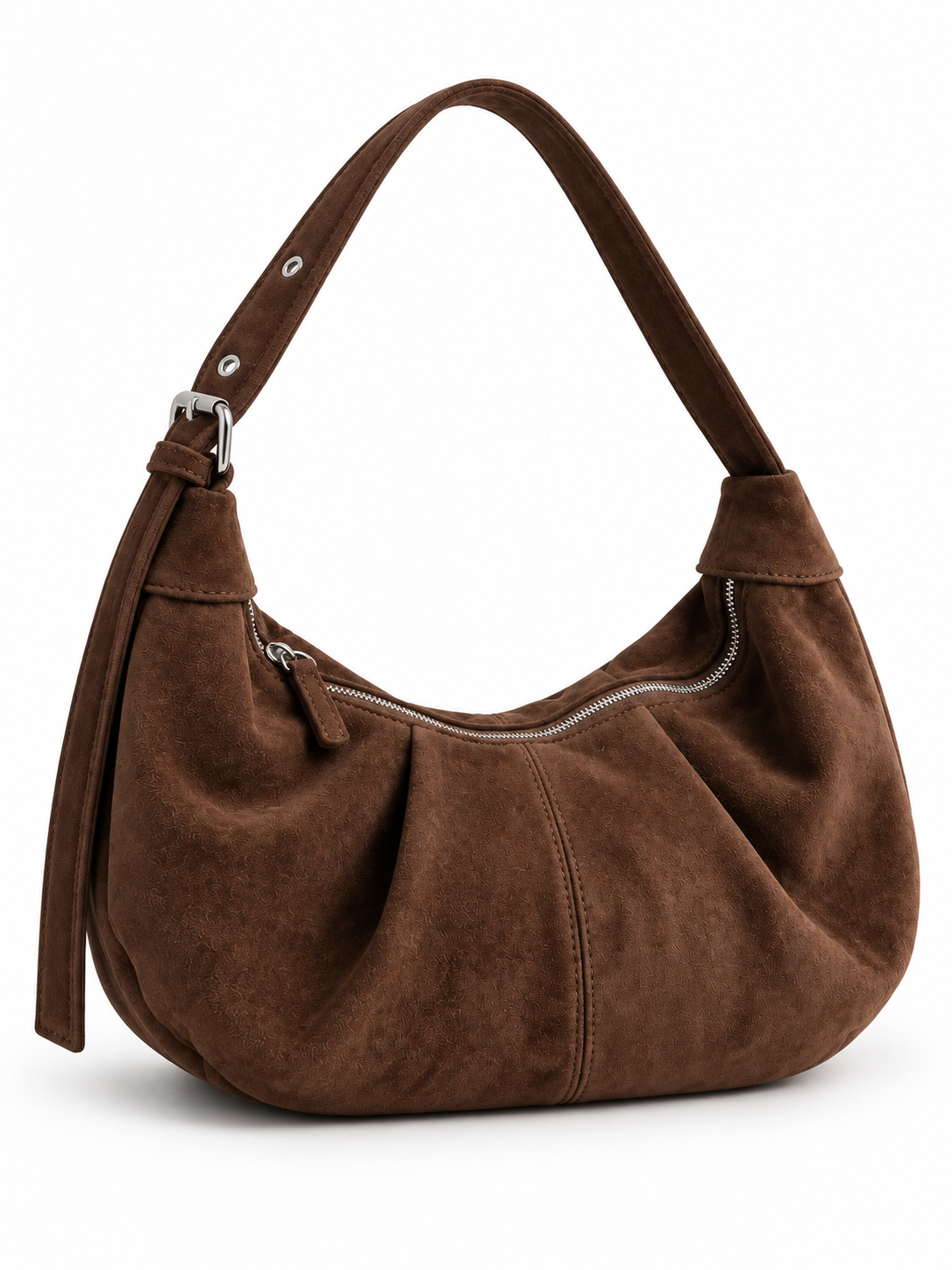 Sac porté épaule en daim — Suzanne