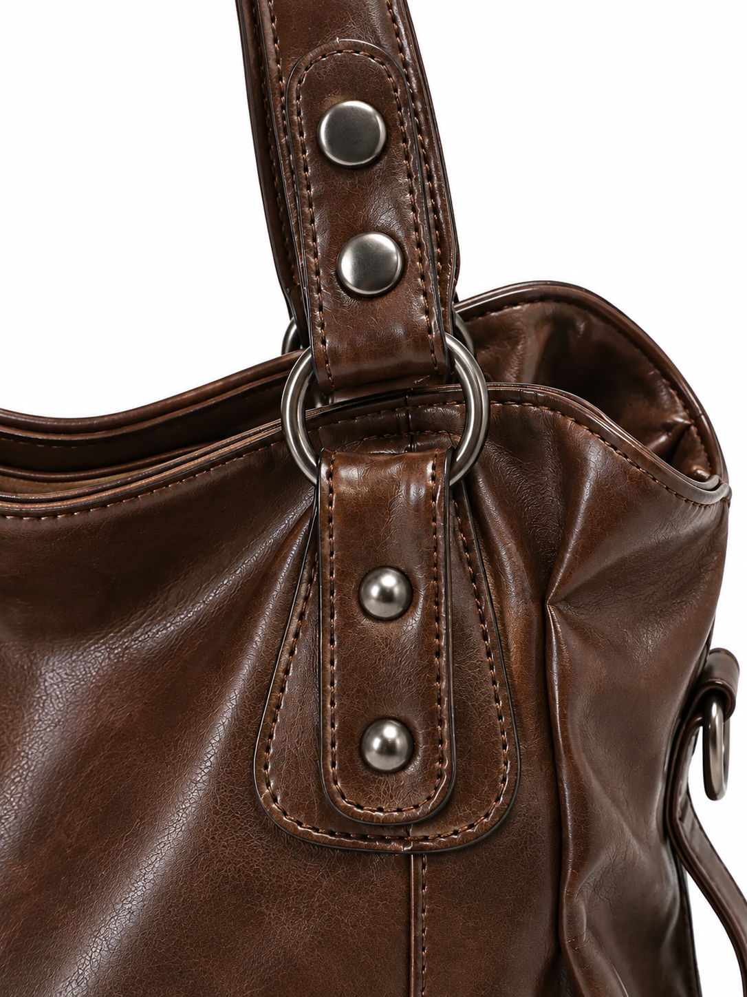 Sac porté épaule en cuir souple — Clémence