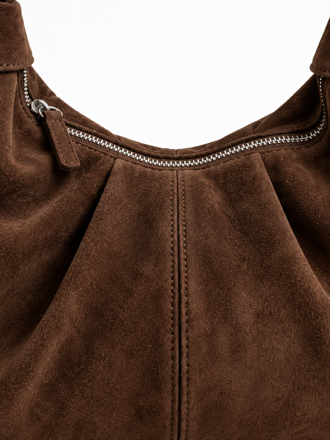 Sac porté épaule en daim — Suzanne