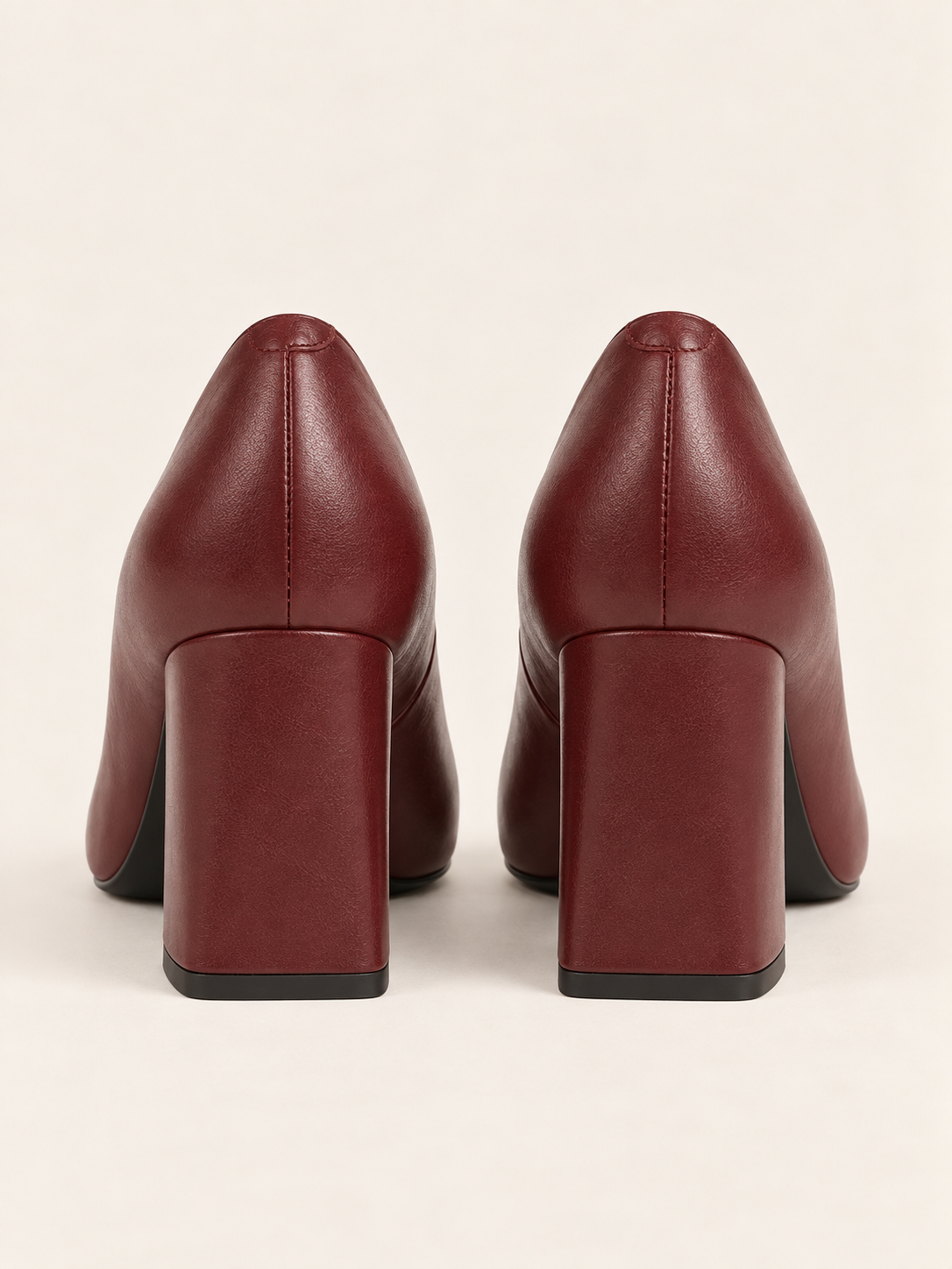 Escarpins Clotilde bordeaux — vue de dos