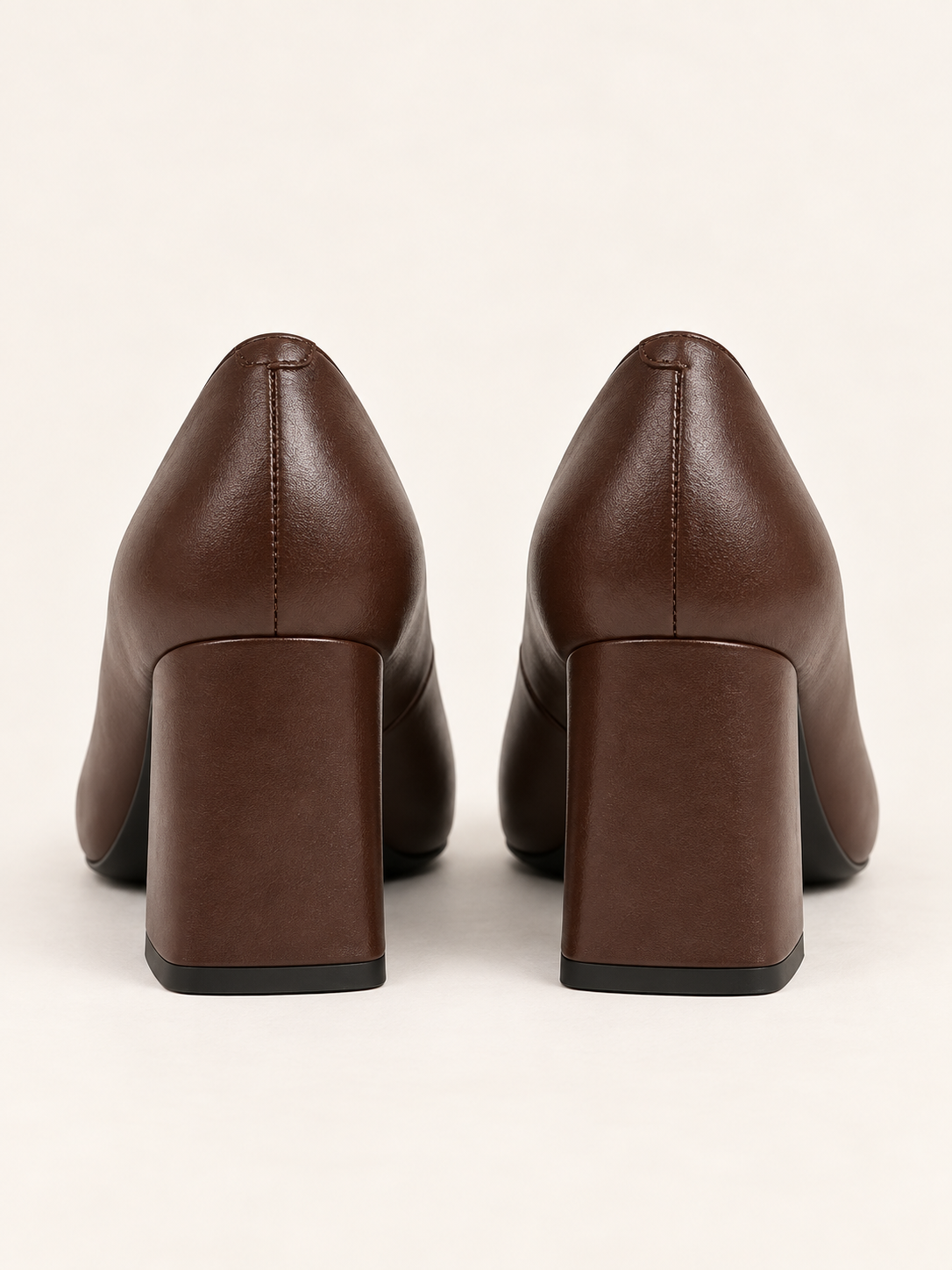 Escarpins Clotilde marron — vue de dos