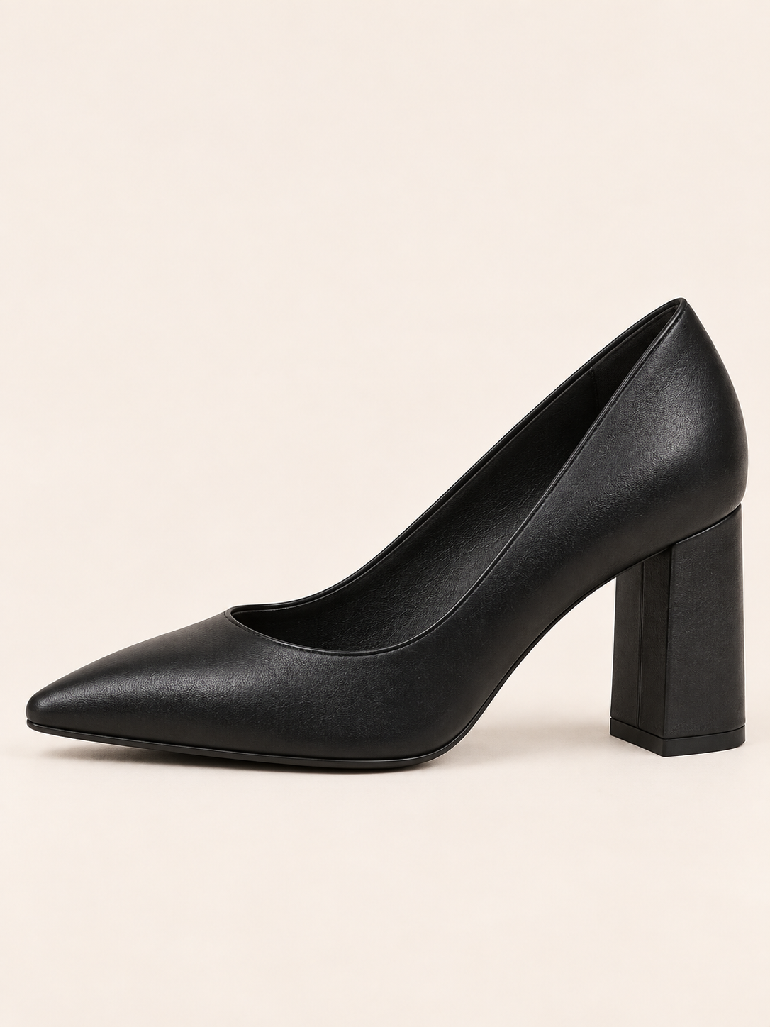 Escarpins Clotilde noir — vue de profil