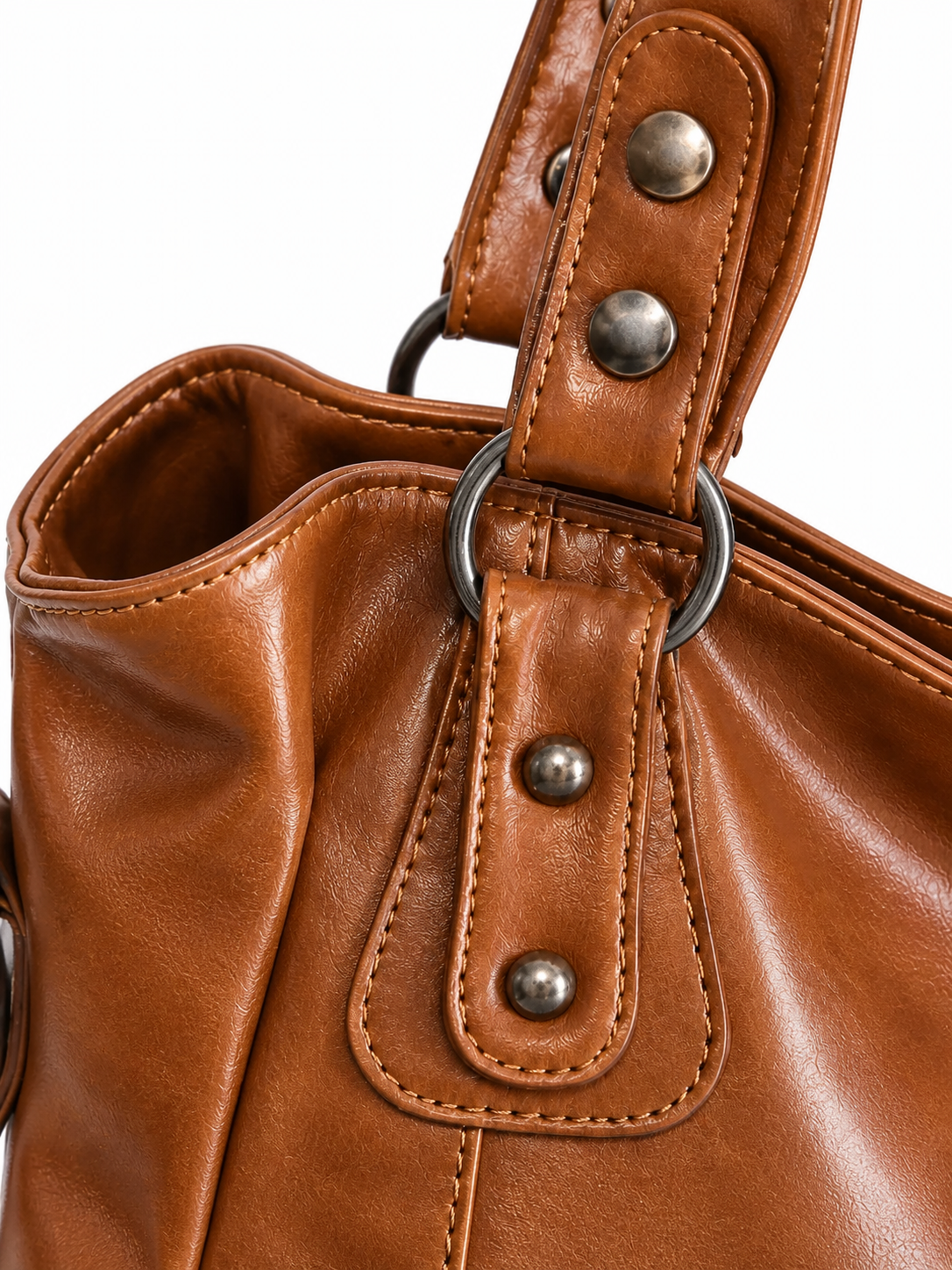 Sac porté épaule en cuir souple — Clémence
