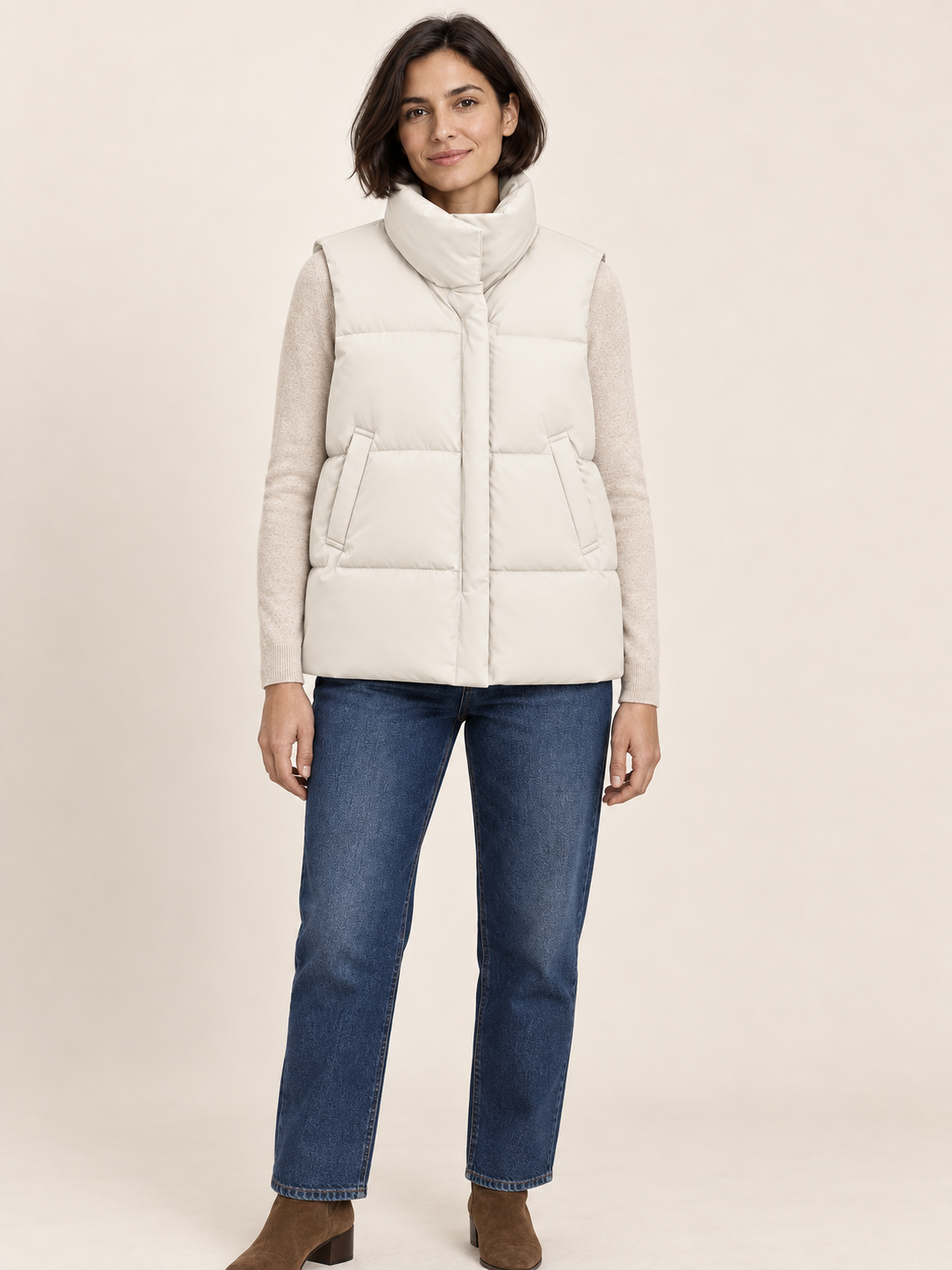 Piumino smanicato impermeabile — Garance