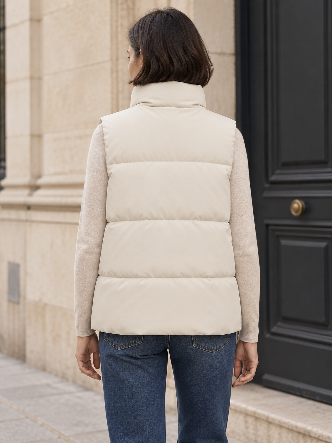 Piumino smanicato impermeabile — Garance