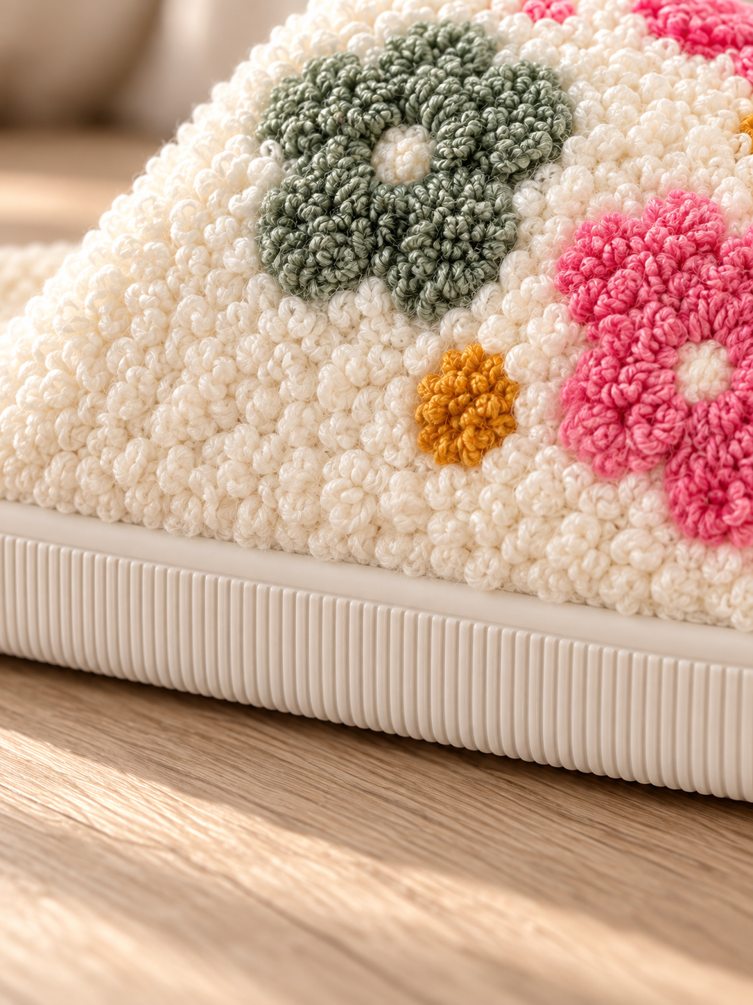 Chaussons bouclés à fleurs — Flore