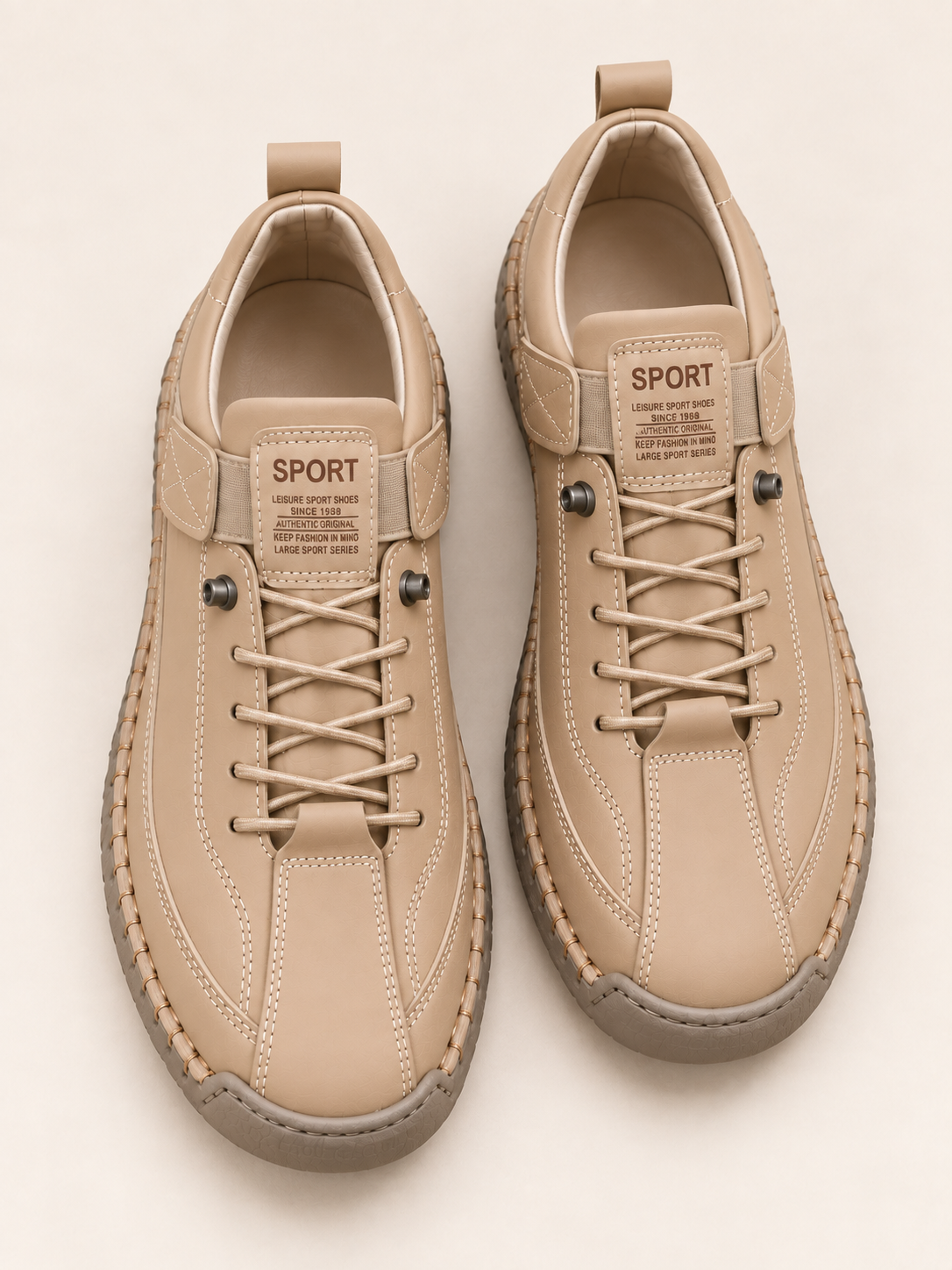 Édith — Beige — Vue du dessus.
