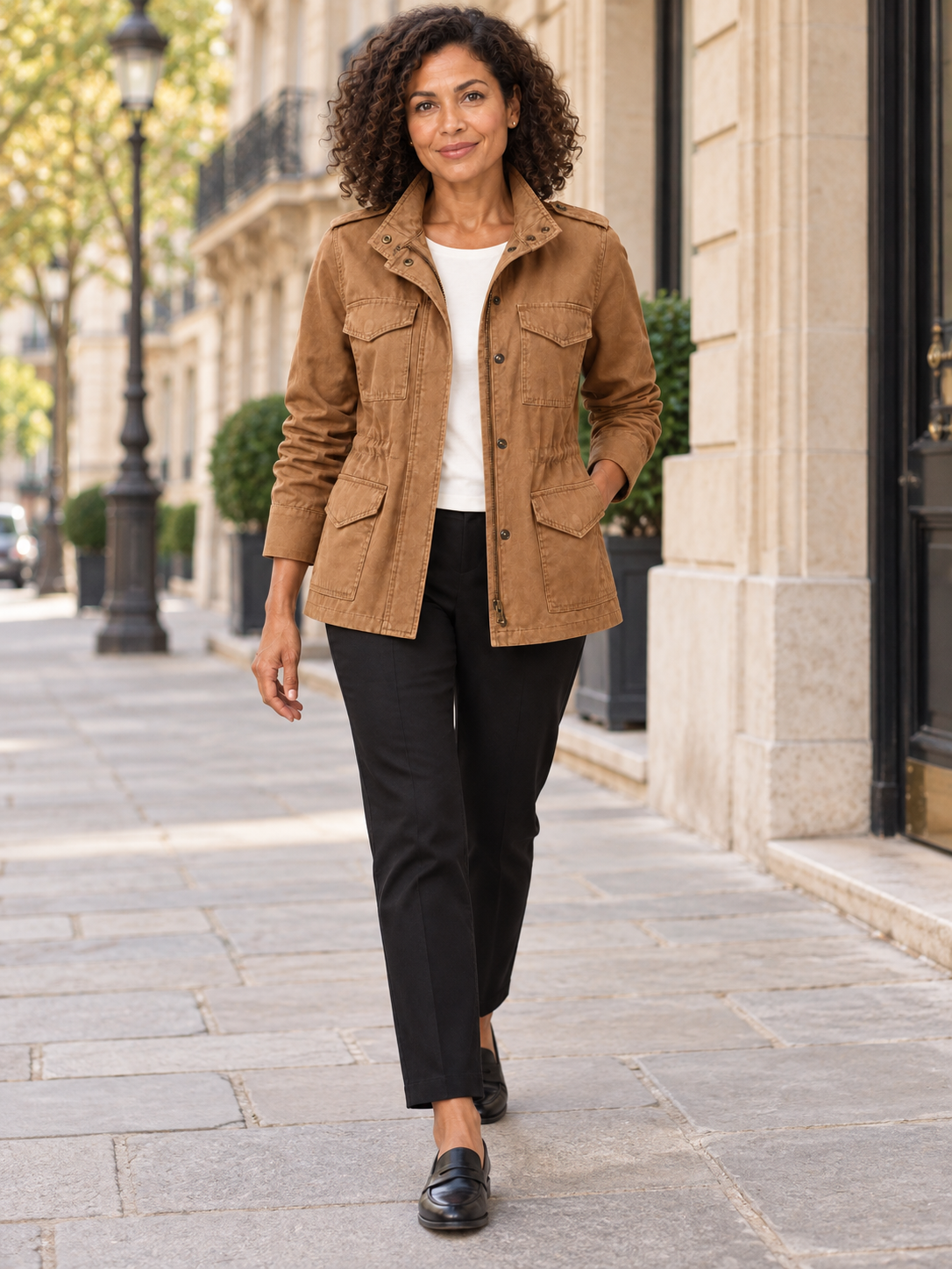 Gaëlle — Camel — Silhouette dans Paris