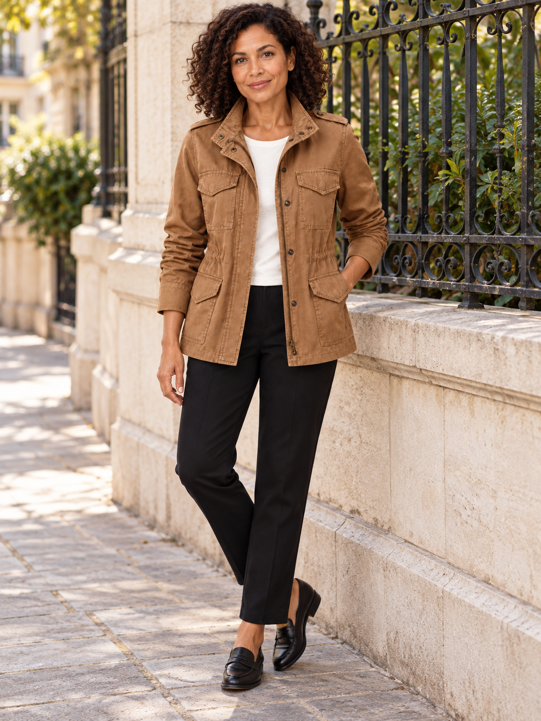 Gaëlle — Camel — Silhouette parisienne
