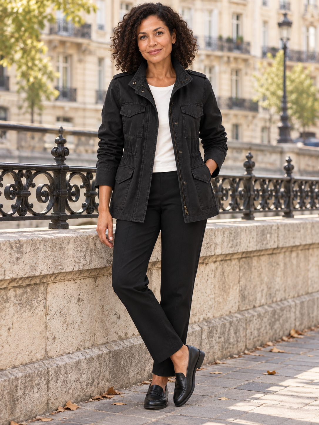 Gaëlle — Noir — Silhouette parisienne