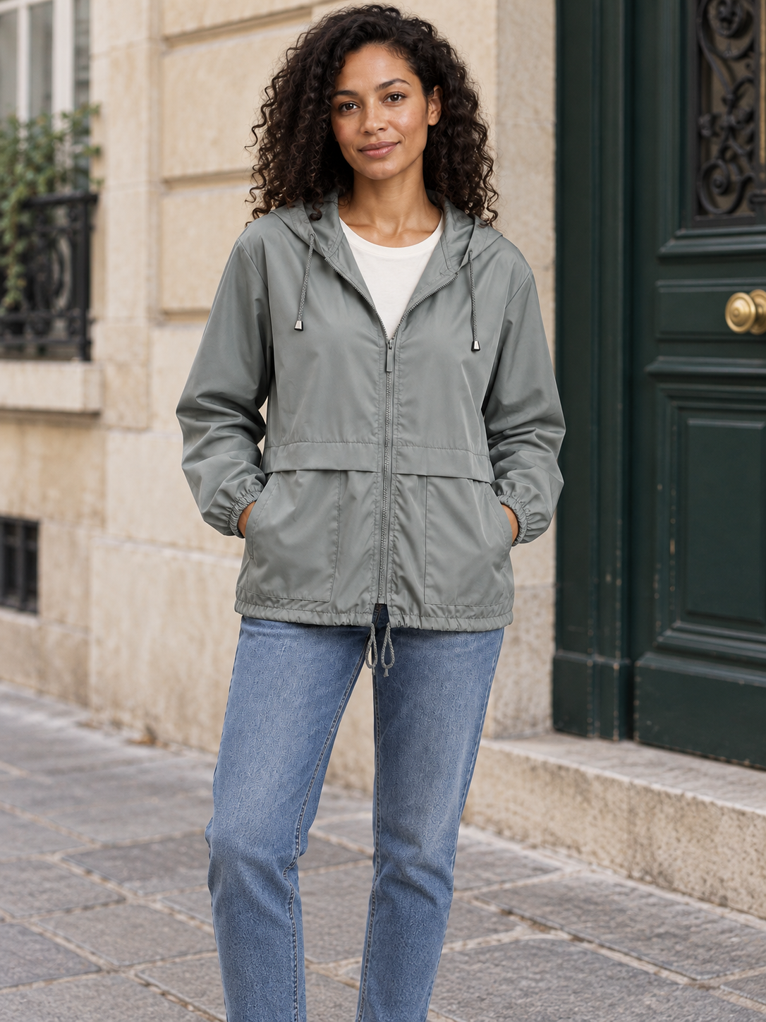Sidonie — Hooded waterproof jacket