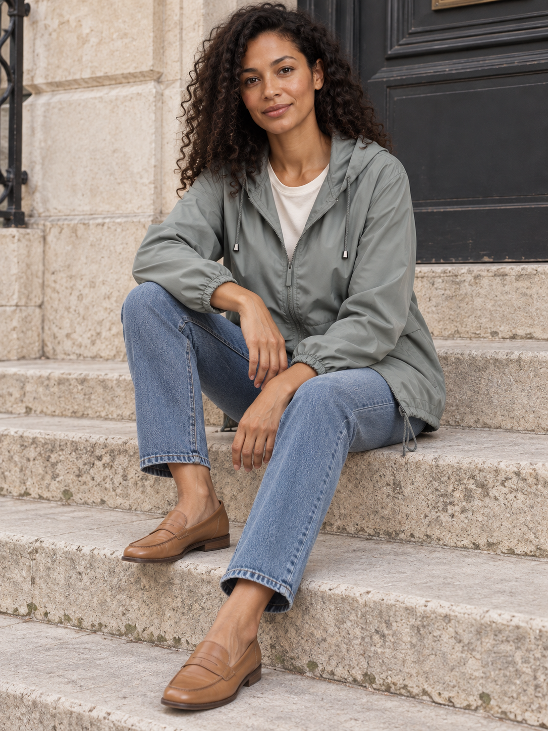 Sidonie — Hooded waterproof jacket