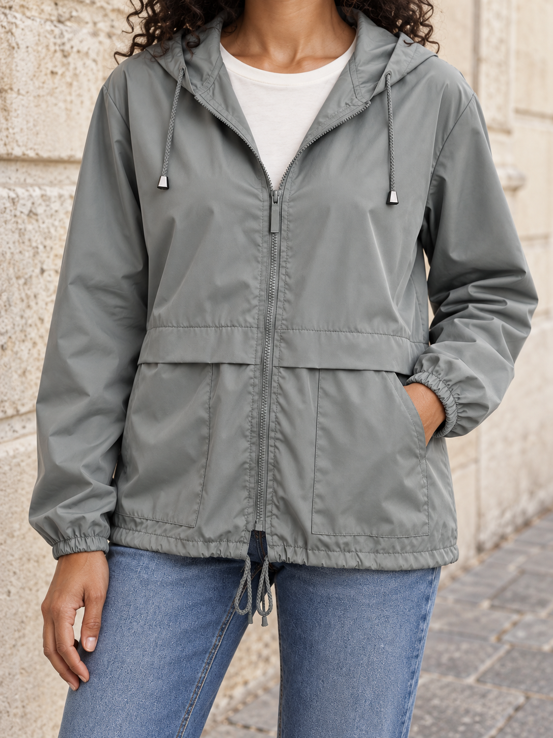 Sidonie — Hooded waterproof jacket
