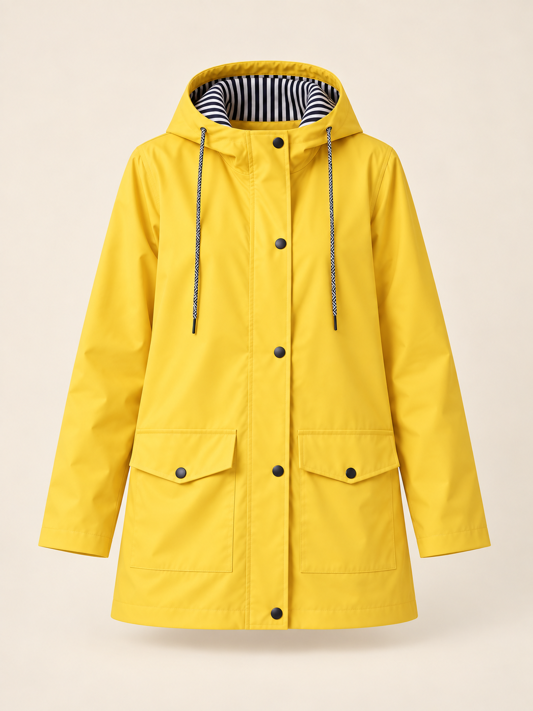 Aliénor — Lined hooded waterproof jacket