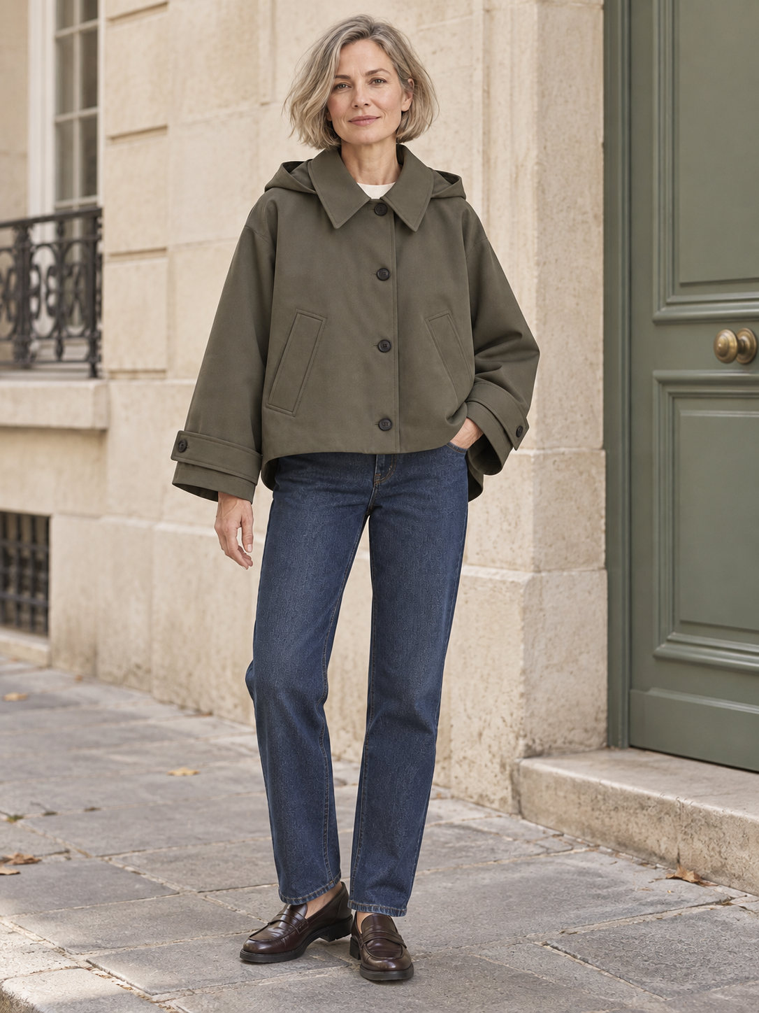 Veste courte à capuche — Madeleine