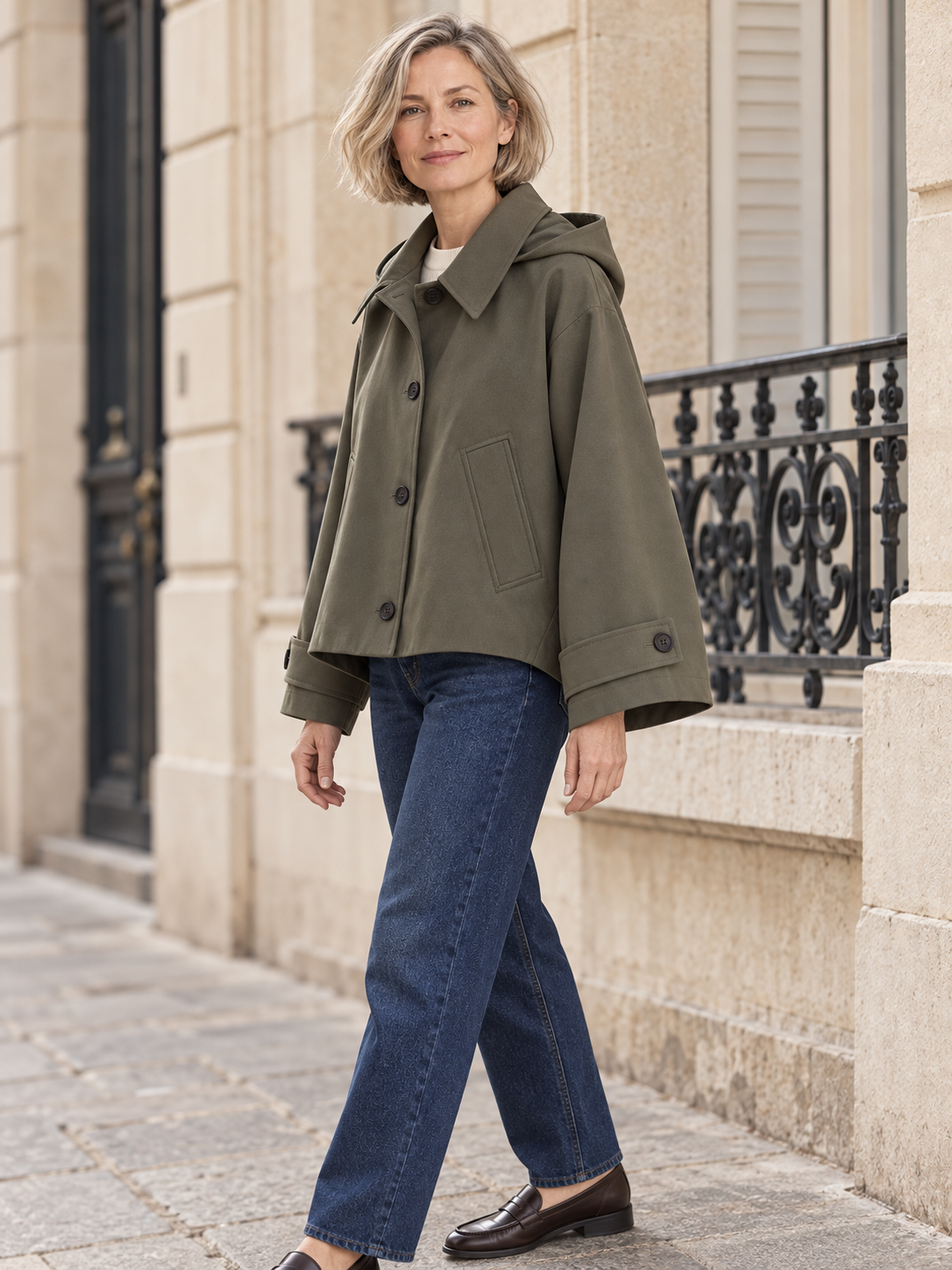 Veste courte à capuche — Madeleine