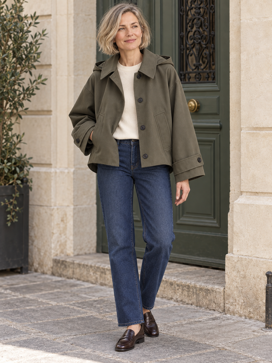 Veste courte à capuche — Madeleine