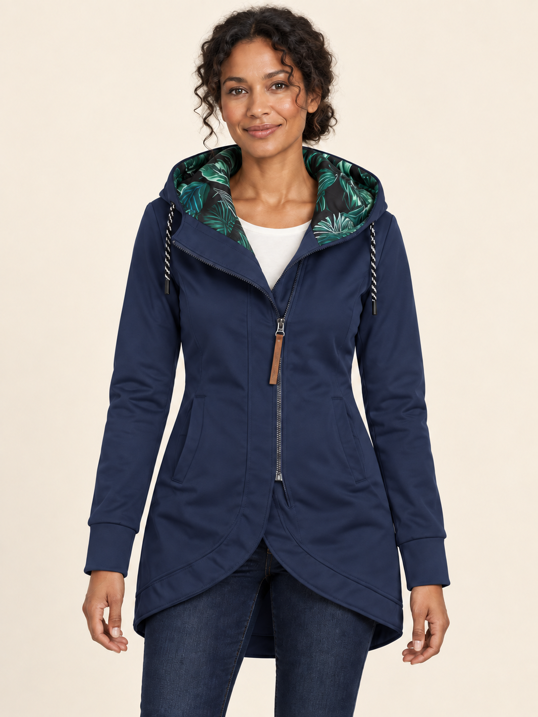 Giacca impermeabile con cappuccio — Lucile