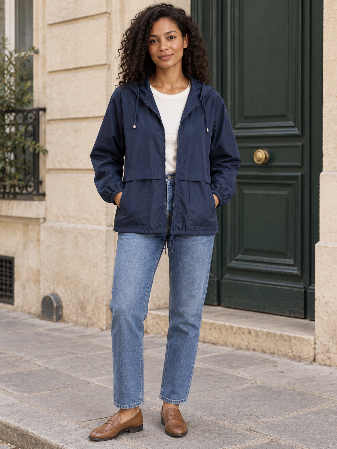Sidonie — Hooded waterproof jacket