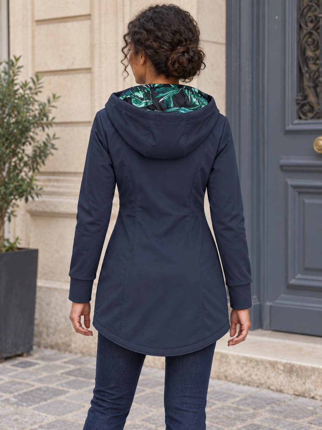 Giacca impermeabile con cappuccio — Lucile