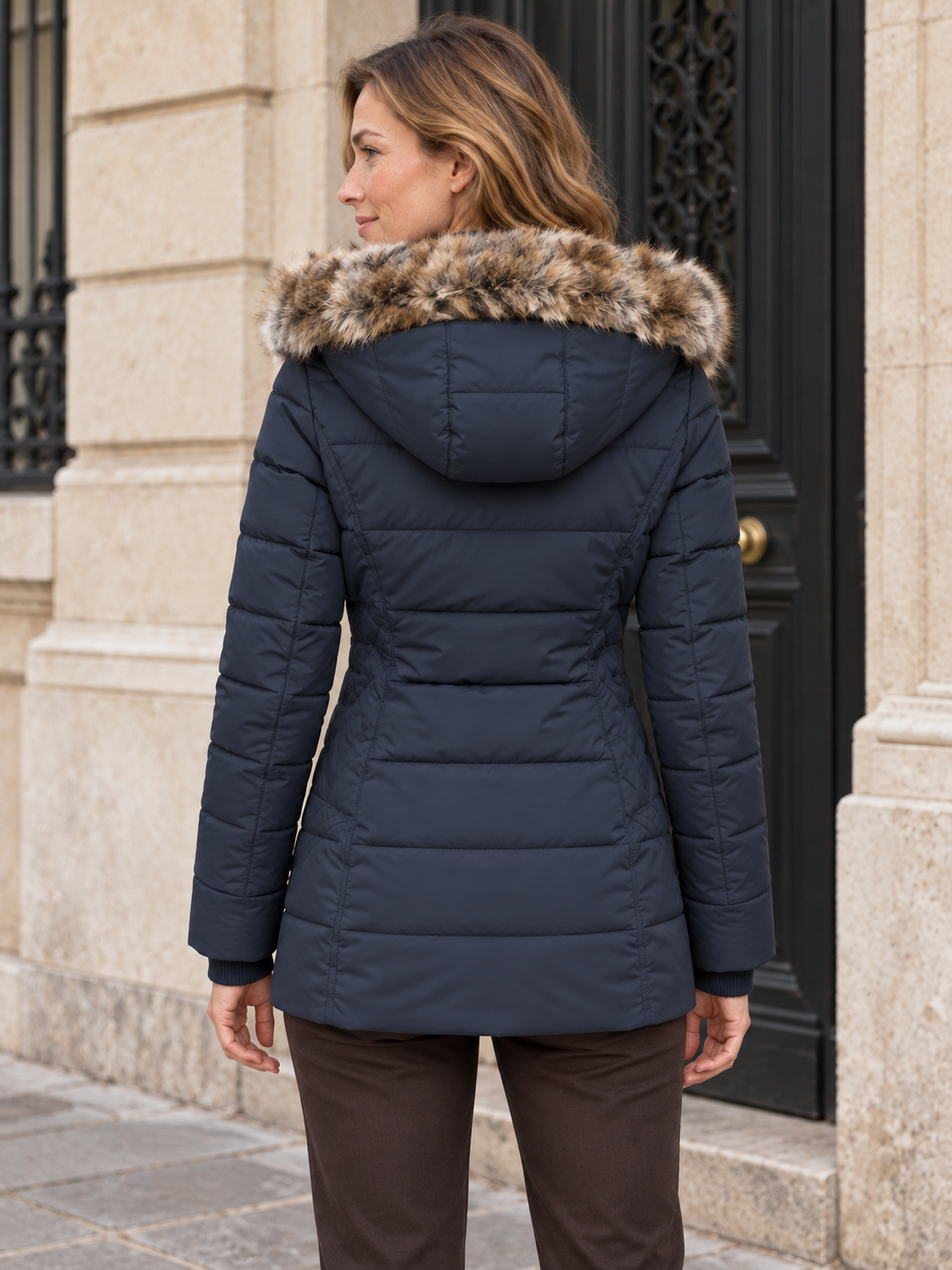 Parka trapuntato con cappuccio — Florentine