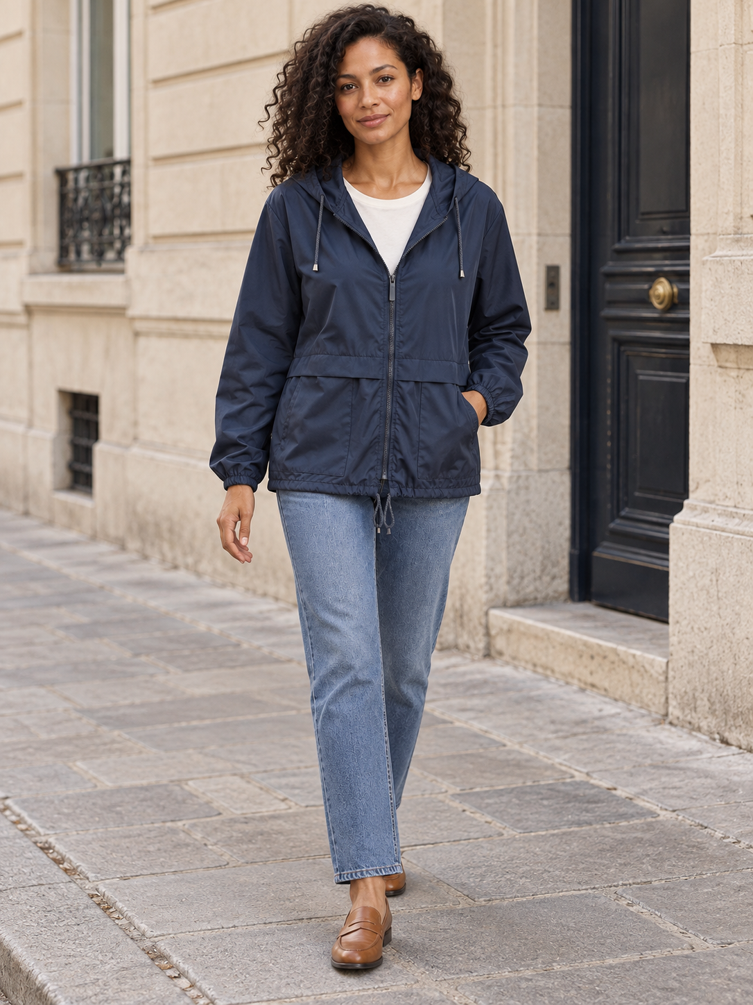 Sidonie — Hooded waterproof jacket