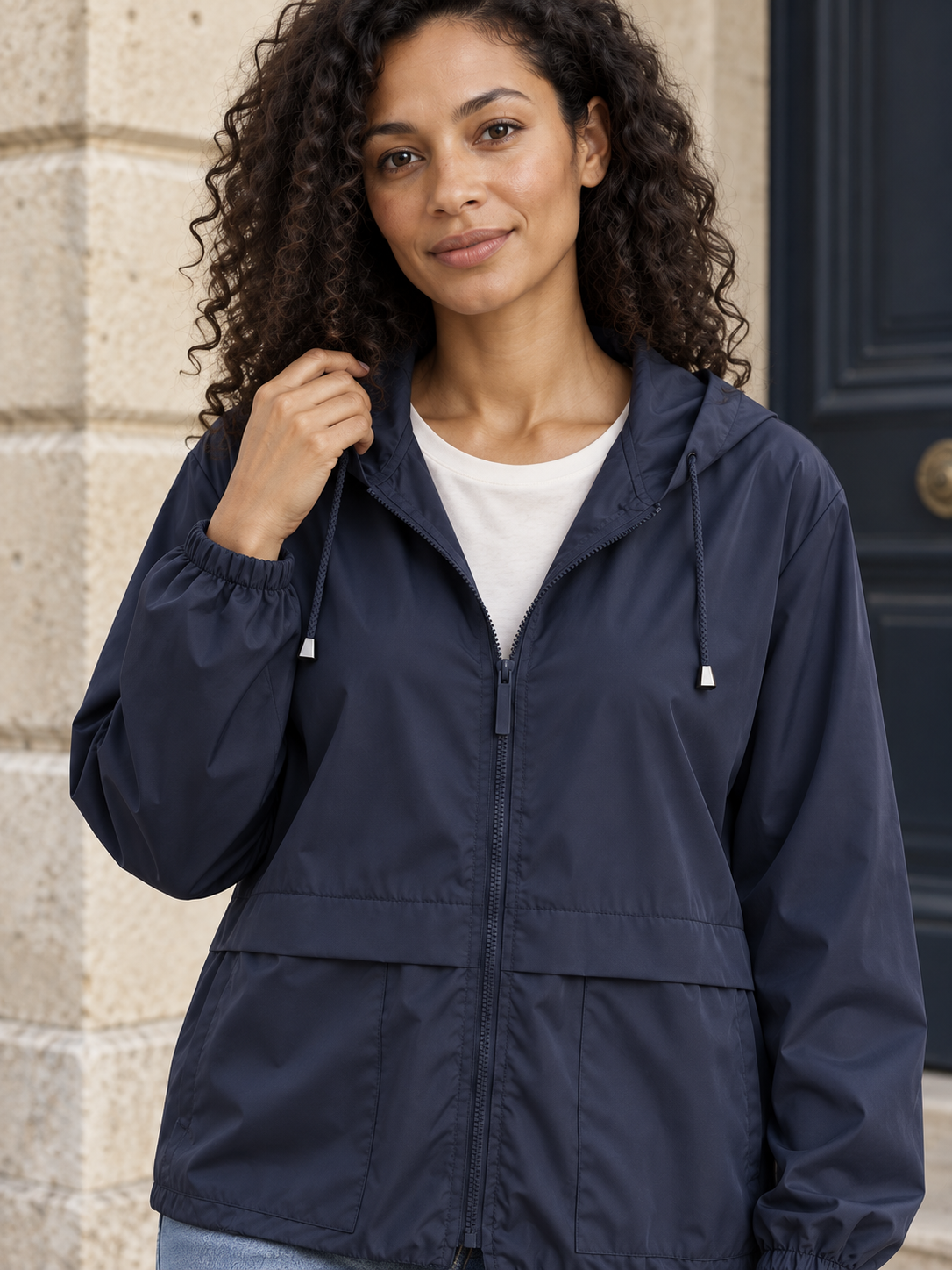 Sidonie — Hooded waterproof jacket